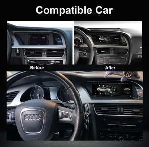 Image 2 - 8.8 "Octa Core Auto Ips Touch Screen Radio Voor Audi A5 2009 2016 Wifi Swc Bt Muziek Android 10 Systeem 4G Carplay 4 + 64G Multimedia