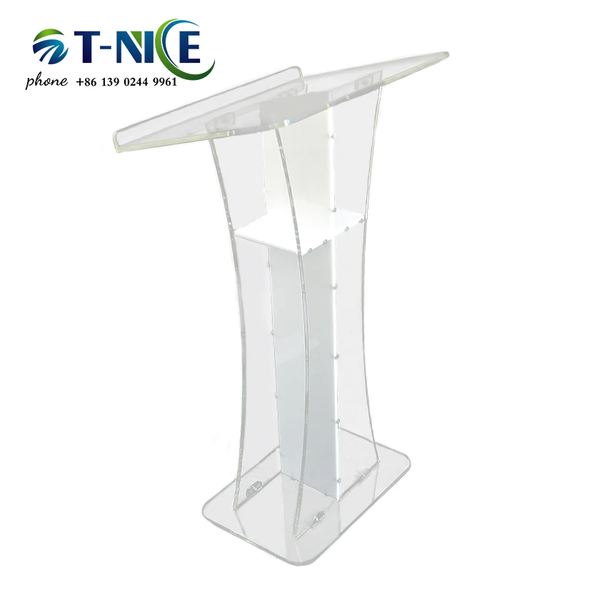 AKLIKE The New Design Pulpit Cheap Lectern Cross Church Platform Ceremony Prayer Podium