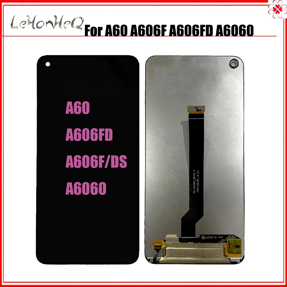 ЖК-дисплей для Samsung A60 a606 a6060 сенсорный экран с цифровым преобразователем в сборе
