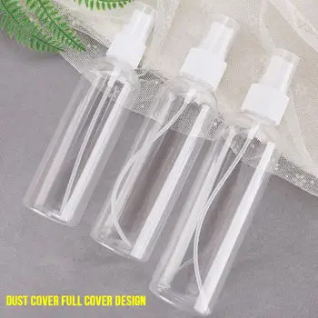 

10ml/50ml/100ml Split Bottles Plastic Atomizer Alcohol Bottling Portable Transparent Protection Cosmetic Storage Spray Bottles
