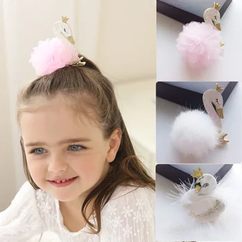 

David accessories glitter chiffon swan hair accessories 10 pieces,DIY Materials Hair Accessories Headware,10Yc2640
