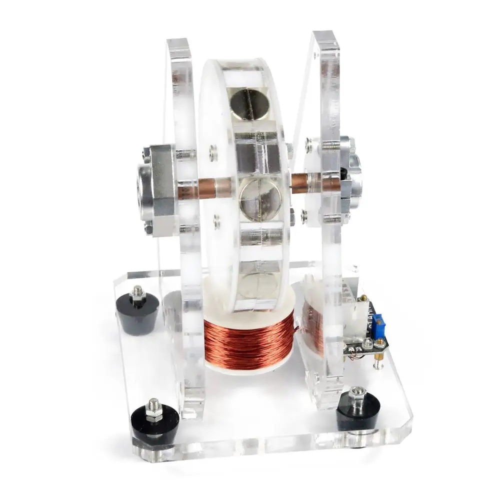 

Bedini Brushless Motor Model Pseudo-Permanent Magnet Disc Motor Science Experiment DIY Toy Creative Gift