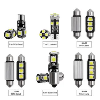 

Interior Car lights Festoon Bulbs Lamp Accessories 27Pcs set SMD LED Dome