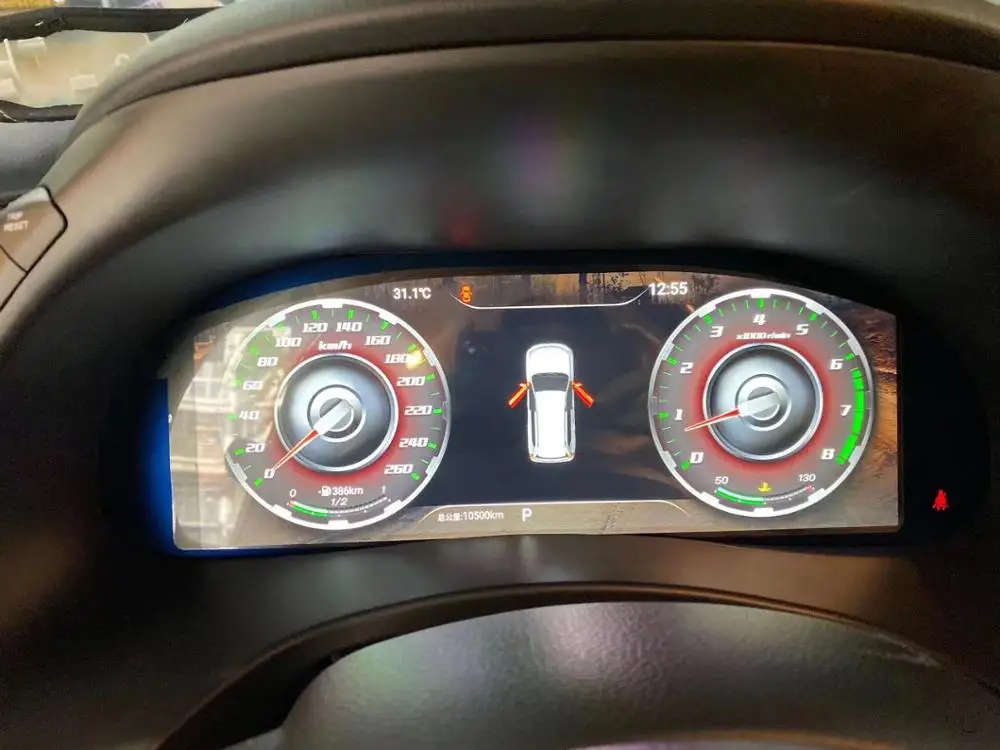 Умный жидкокристаллический ЖК инструмент в сборе для Nissan Patrol 2016 2018 с Wi Fi SWC Airplay 12 3