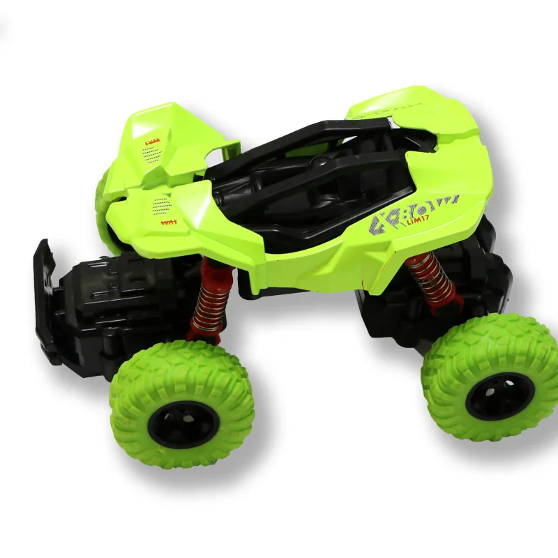 YINGELON 1pcs Pull Back Monster Trucks for Boys Kids Gifts Model Diecast Vehicle Car 1:55 With 4 Independent Shock Springs |