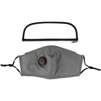 

Adult Washable Reusable Face Mask With Filter And Detachable Eye Shield Cloth Face Mask Breathable Mask Reusable Mouth Caps Wash