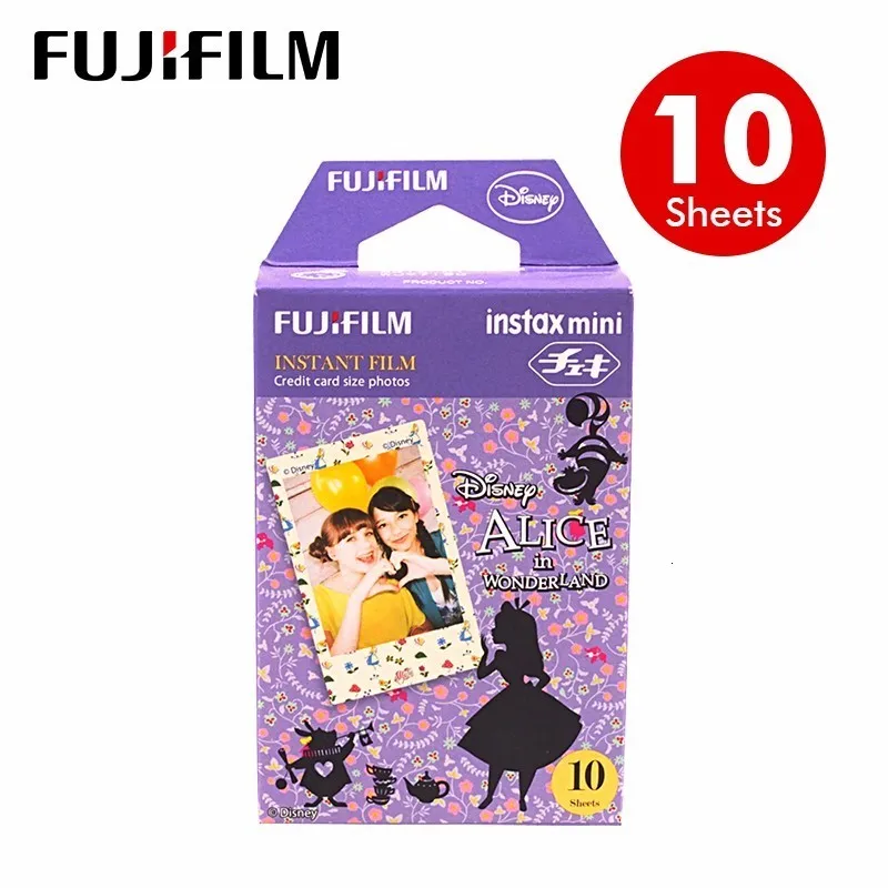 10 Sheets Подлинная Fuji Fujifilm Instax Mini Фильм Алиса фотобумага 10 шт. для 9 8 7s 50s 50i 90 25 dw поделиться SP-1 SP-2 мгновенной камеры - Цвет: 10 Sheets