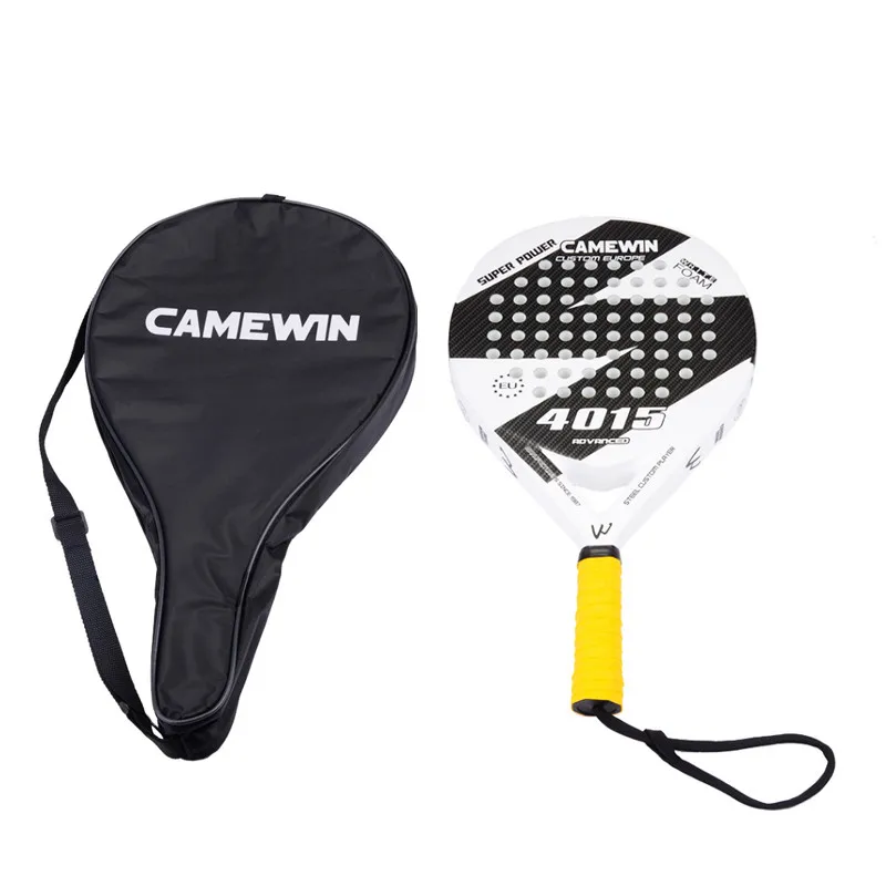 Новая Теннисная ракетка из углеродного волокна, мягкая ракетка для лица, теннисная ракетка с чехлом, ракетки для Padel - Цвет: R02