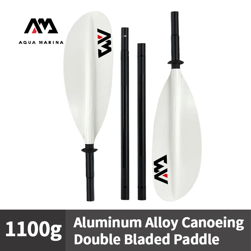 Aqua Marina Kp-1 Lega Di Alluminio Canoa Doppia Pala Bladed Tavola Da Surf A 4 Sezioni Remi A Remi Kayak Parti Della Barca 230Cm