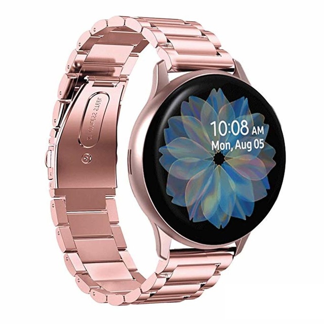 Steel Strap For Samsung Galaxy Watch 4 classic 42mm/Active 2 44mm 40mm/Watch3 45mm 41mm Metal Band Watchband Bracelet