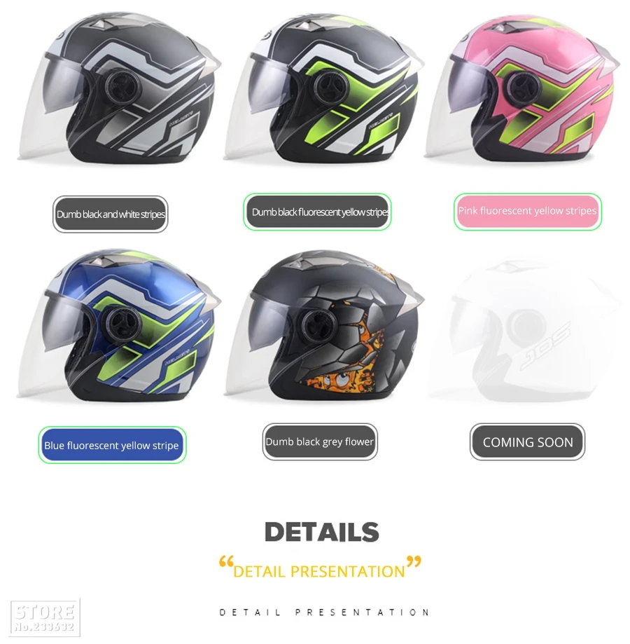 NENKI мотоциклетный шлем Мото шлем половина лица мотоциклетный шлем электрический защитный двойной объектив Мото шлем для женщин/мужчин