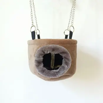 

Hamster Tent Bed House,Guinea Pigs Habitat Cave Hanging Hut,Hedgehog Winter Cage