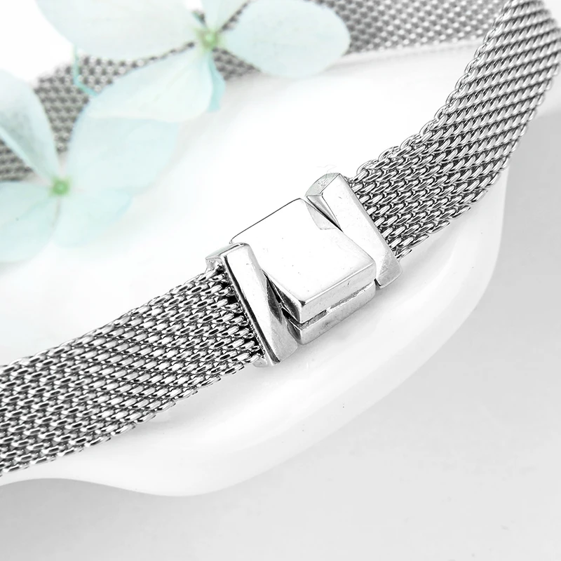 Exquisite 925 Sterling Silver Fashion Clip Beads Bracelets for Women Fit Original reflexions bracelet charms femme Jewelry gifts