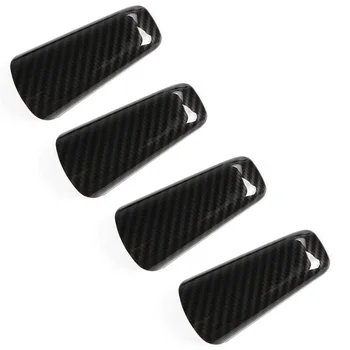 

Car Pillar Handle Cover Auto 4Pcs Carbon Fiber For Jeep Wrangler JL 2018