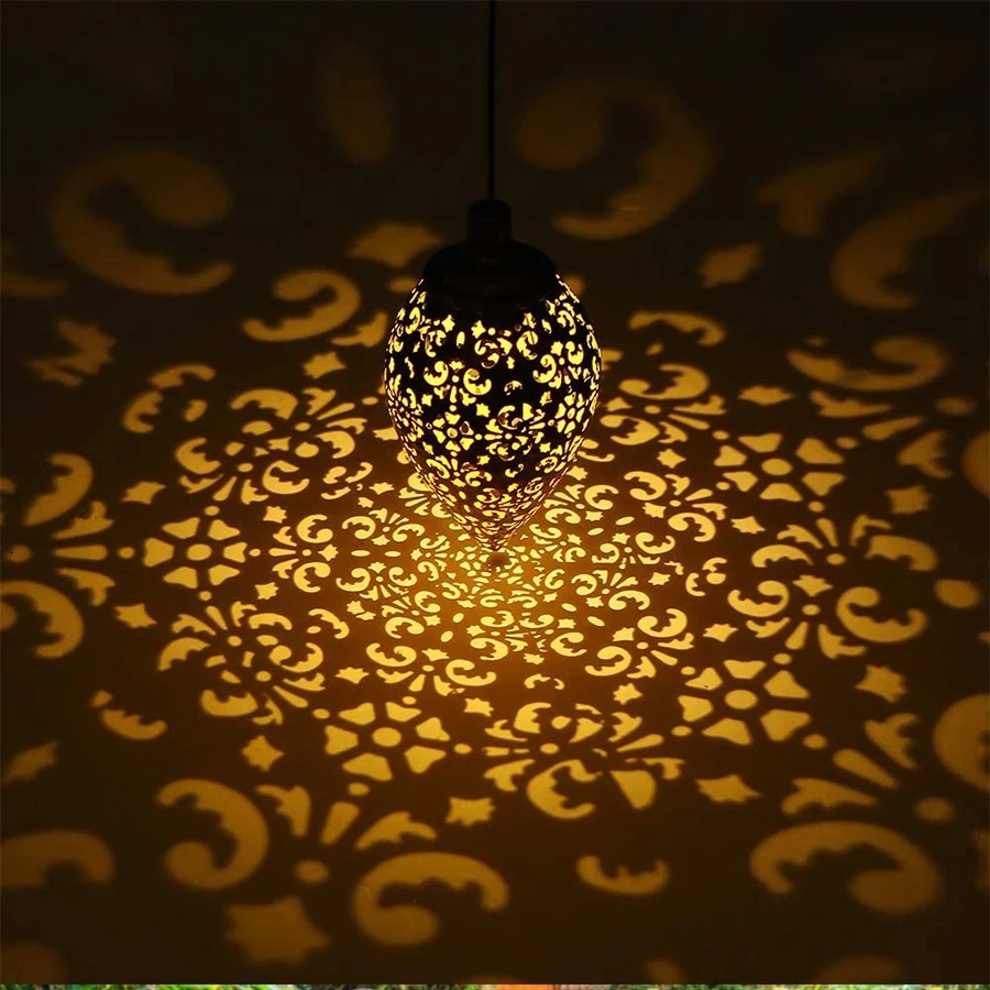 Solar Sun Drop Outdoor Lantern