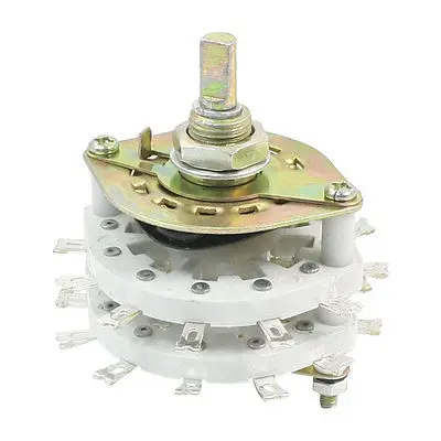 

10mm Mount Hole Dia 6 Pole 3 Throw Two Decks Band Channel Rotary Switch