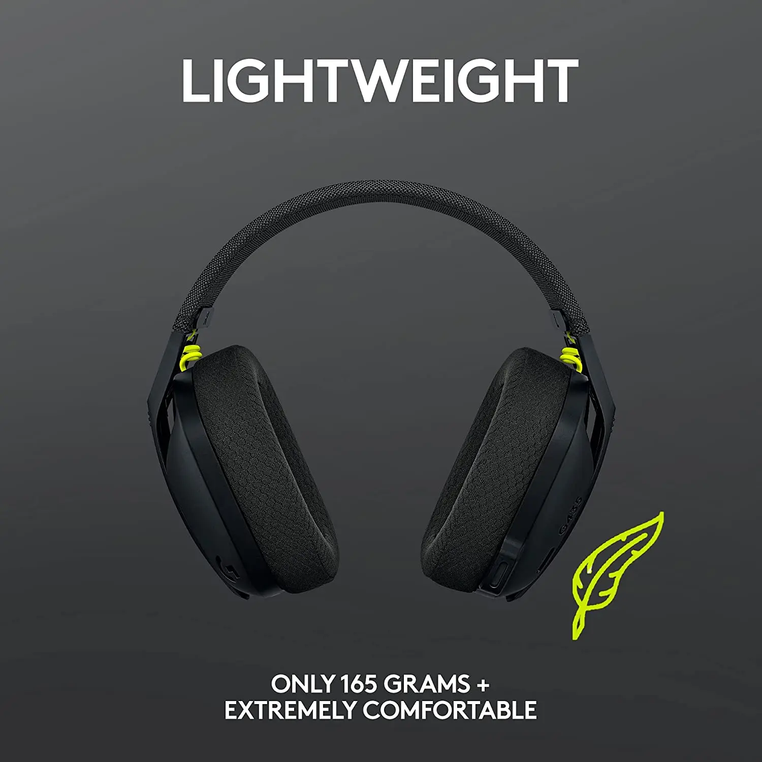 Logitech G435 LIGHTSPEED WIRELESS GAMING HEADSET 7.1 Surround Sound Gamer Bluetooth Headphone Compatible For Games And Music 2