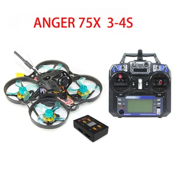 

GEELANG ANGER 75X BWhoop 3-4S FPV Racing Drone Quadcopter RTF with FS-i6 Remote Controller GL1202 KV6900 Motor 5.8g VTX