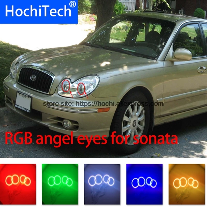 HochiTech RGB многоцветный светодиодный комплект колец "ангельские глазки" супер