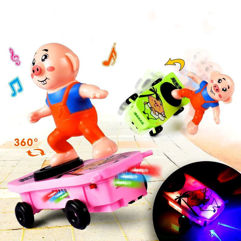 Электрический самокат трюк с пауком Универсальный вращающийся звуковой