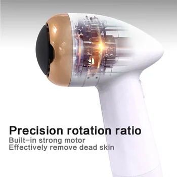 

Professional Electric Exfoliate Dead Skin Callus Remover Grinder Feet Care Machine Foot File Pedicure Tool With 2 Grinding Head