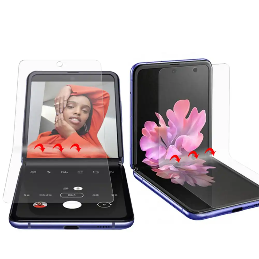Front Back Protective Film For Samsung Galaxy Z Flip Fold Phone Accessories Hd Hydrating Screen Protector Phone Screen Protectors Aliexpress