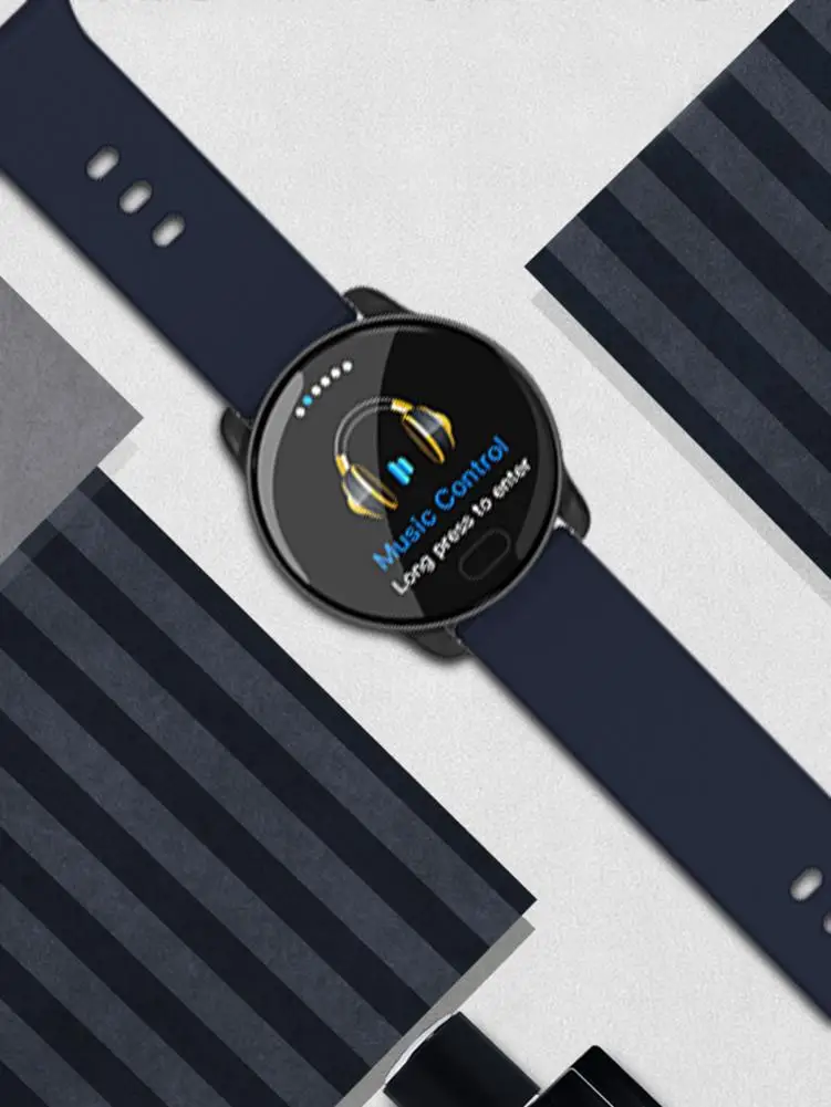K9 Смарт-часы 1,3 дюймов полный сенсорный экран 2,5 D смарт-браслет монитор сердечного ритма наручные часы IP68 Водонепроницаемые часы