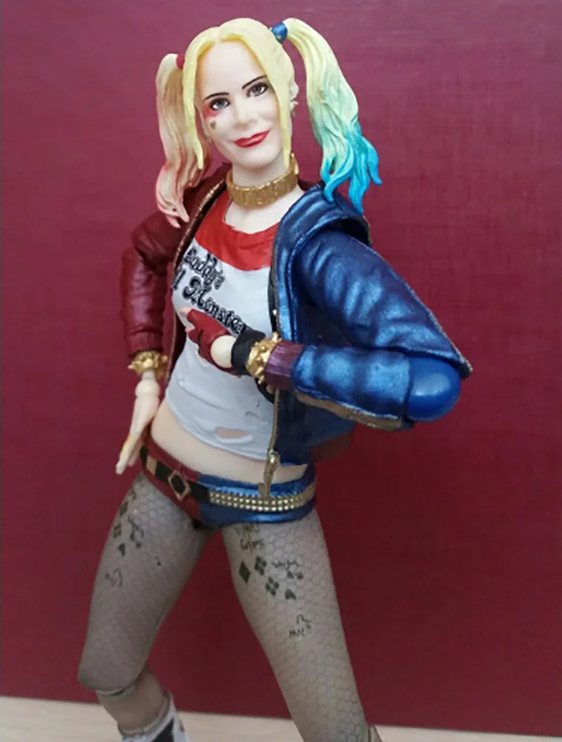 DC отряд самоубийц SHF Харли Куинн фигурка модель игрушки кукла для подарка