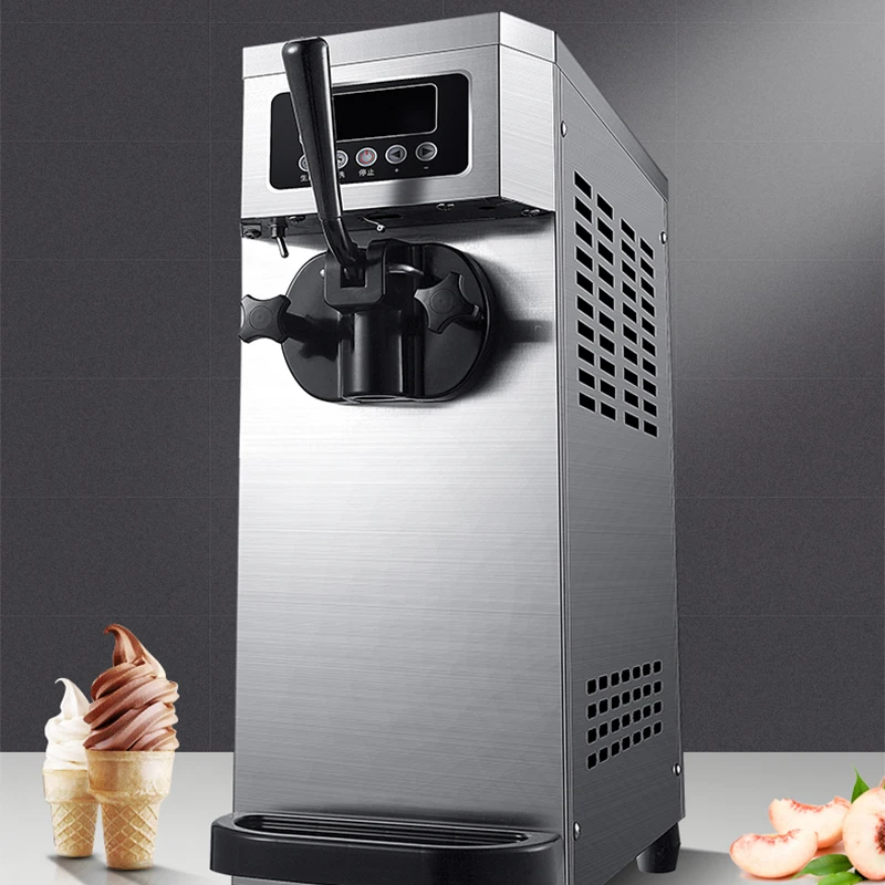 

18-20L/H Ice cream machine commercial automatic small desktop cone ice cream machine