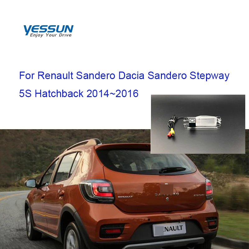 Yessun камера номерного знака для Renault Sandero dacia Sandero Stepway 5s хэтчбек Камера заднего вида парковочная помощь