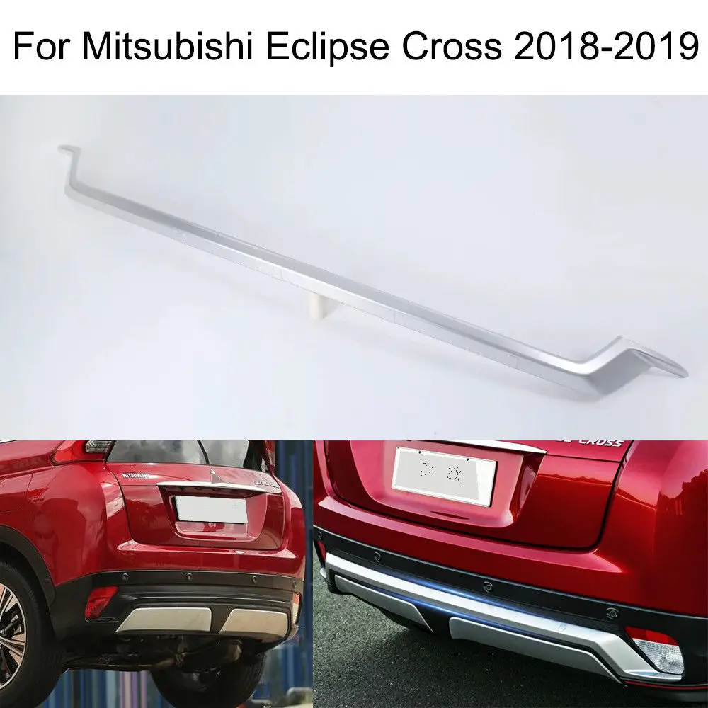 Для Mitsubishi Eclipse Cross- хромирование, задняя часть автомобиля бампер накладка 1 шт