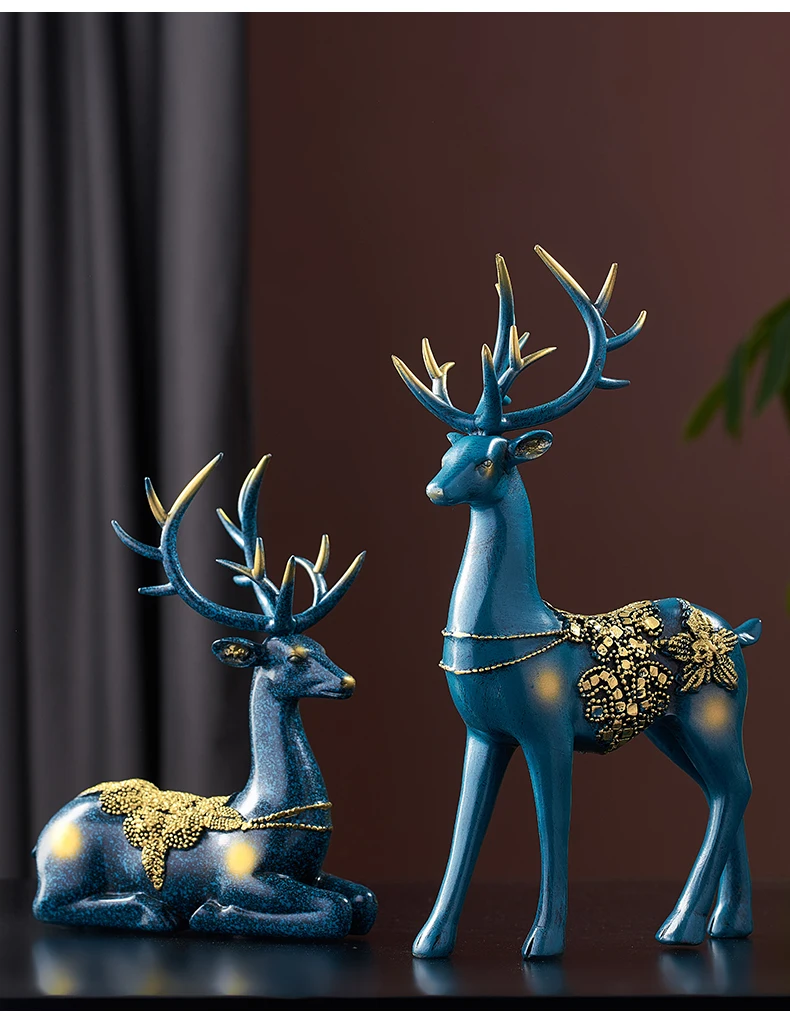 Resin Deer elk Figurine Best Online Shopping for Men & Women in