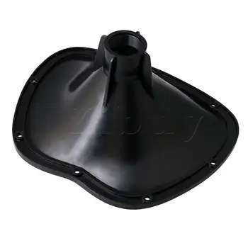 

Yibuy PVC 33mm Screw-On Type Tweeter Curve Speaker Horn Accessories Black
