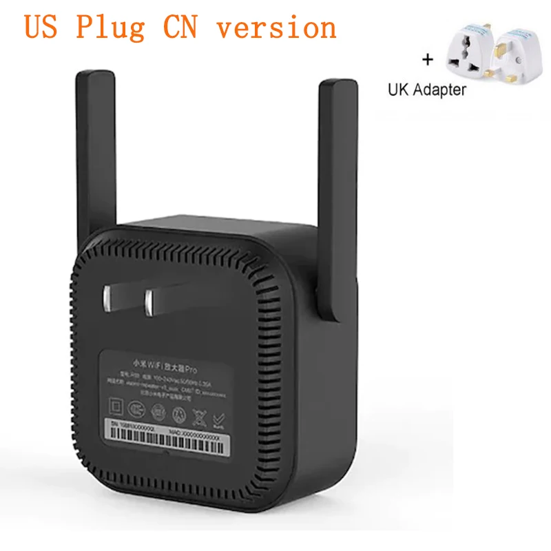 Global Version Xiaomi WiFi Router Amplifier Pro Router 300M Network Expander Repeater Power Extender Roteador 2 Antenna Home router range extender Modem-Router Combos