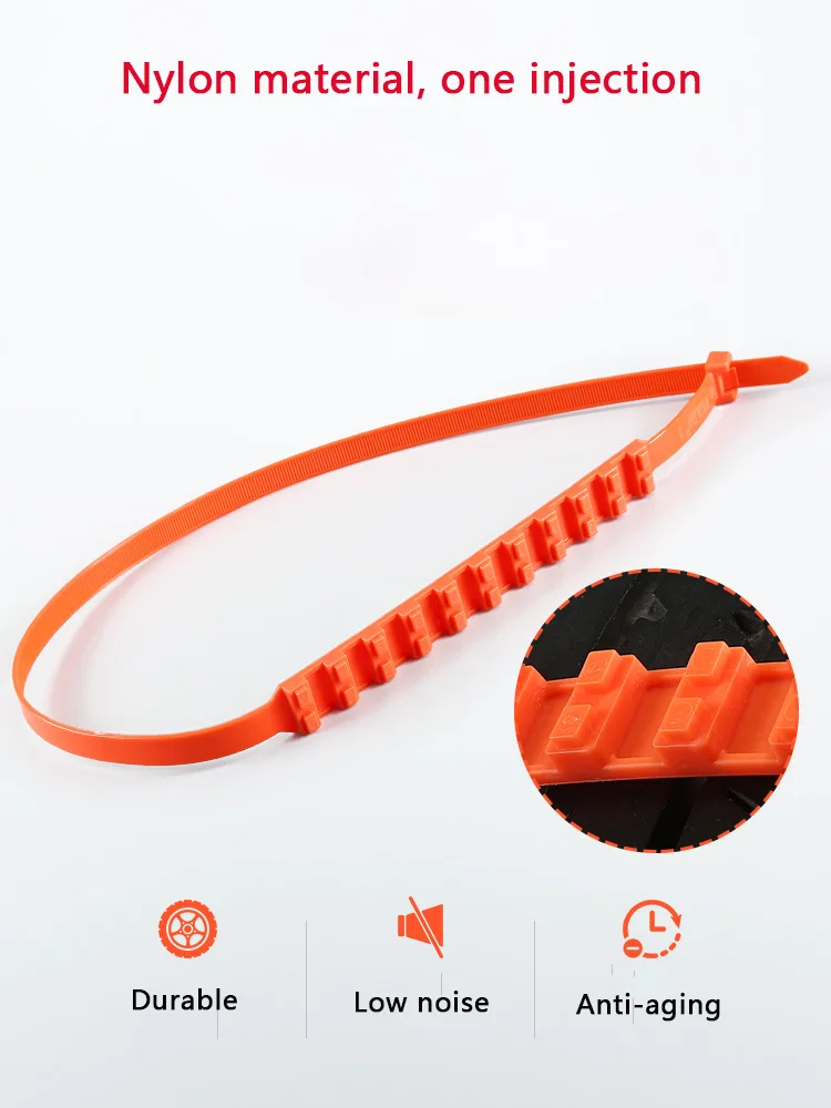 10/20Pcs Snow Chain Cable Tie Nylon Snow Car Non-slip Chain Mats Anti Skid for Tire SUV Wheel Tyre Cable Belt Bands
