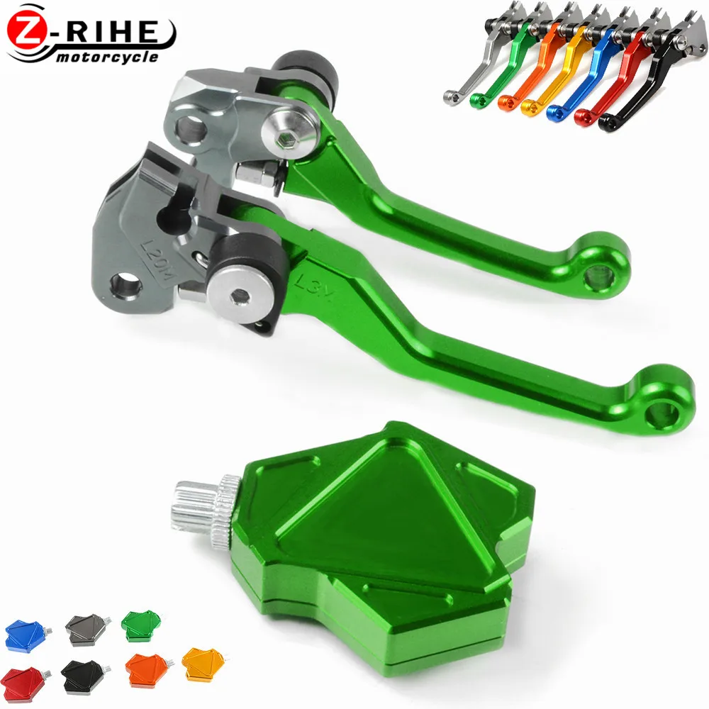 

Motorcycle Accessories Pivot Brake Clutch Levers and Easy Pull Clutch Lever System moto parts For KAWASAKI KX125 2006-2008