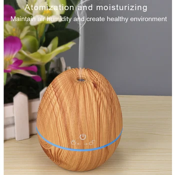 

Humidifier Essential Aroma Oil Diffuser with LED Light Ultrasonic Wood Grain Air Humidifier USB Mini Mist Maker For home gift
