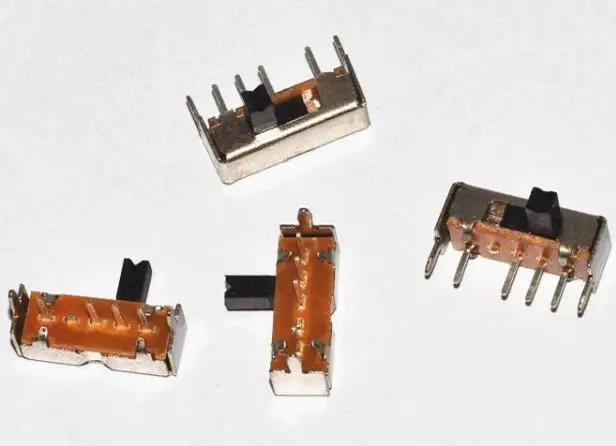 

10pcs/lot SK13D07 toggle switch 6 feet 3 files handle height 4mm