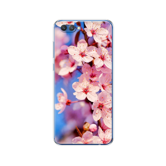 case for huawei honor V10 VIEW 10 soft tpu back phone cover for huawei honor 10 VIEW 10 Etui protective printing coque