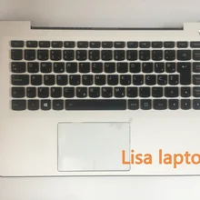 Для lenovo верхний чехол C u31-70 BKL белый SA сербийский двуязычный клавиатура абсолютно 5CB0J30921