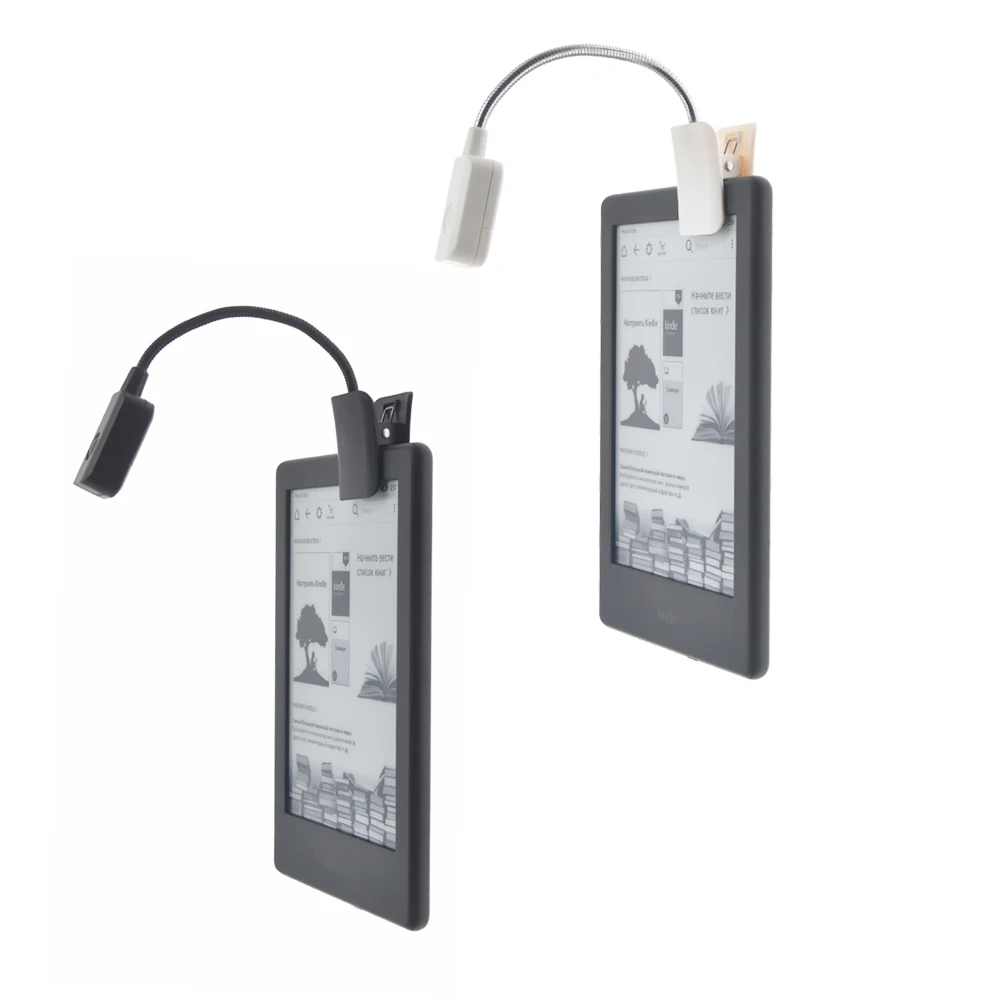 

1pcs Portable LED Flexible Clip Lamp Book Reading Light For Kindle Notebook Ebook Tablet Reader Bed Table Desk Night Lighting