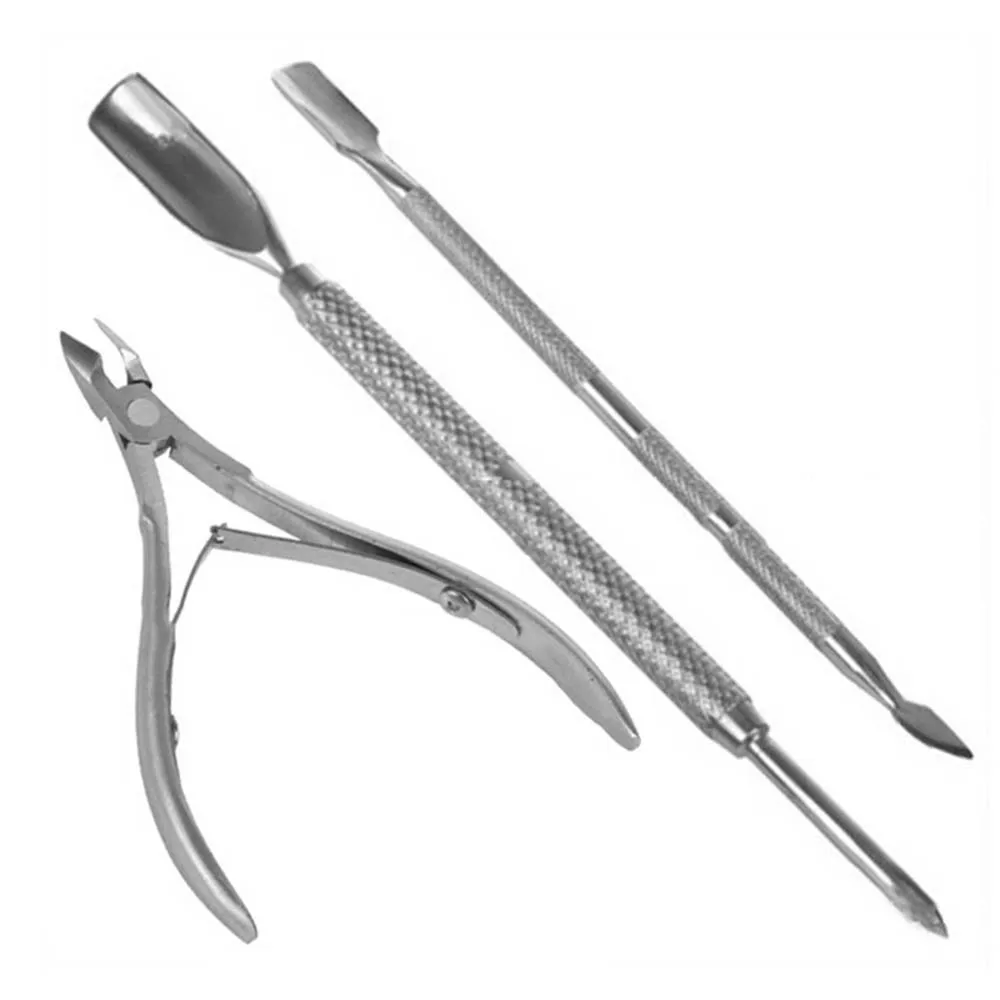 

Stainless Steel Metal Probe Tweezers Oral Endoscopic Dental Extractor Three-piece Dental Material Set 3pcs Callus Dead Skin Clip