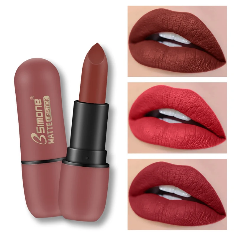 Velvet Matte Lipstick Lasting Moisturizing Waterproof Beauty Cosmetic Non-stick Cup Lip Makeup |