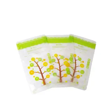 

112Pcs 235ml Baby Breast Milk Storage Bags Leak Proof Sterilized Baby Food Safe Breast Milk Freezer Storage Bag