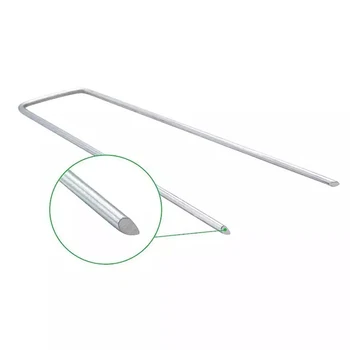 

U-Shape Landscape Garden Staples Turf Staples 50pcs Stakes for Weed Barrier Fabric Ground Cover and Landscaping LB88
