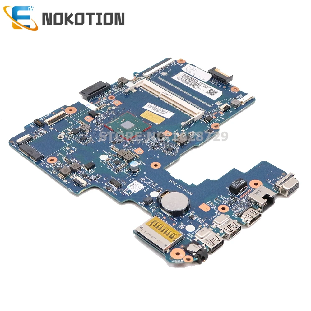 NOKOTION 858040-001 858040-501 Материнская плата для HP 14-AM Материнская плата ноутбука 6050A2823301-MB-A01 SR2KN N3060 Процессор DDR3 протестированы