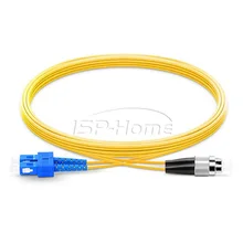 5 шт./пакет 3 м SC/UPC-FC/UPC Дуплекс 2,0 мм одномодовый волоконно-оптический патч-корд, SC-FC волоконно-оптического кабеля