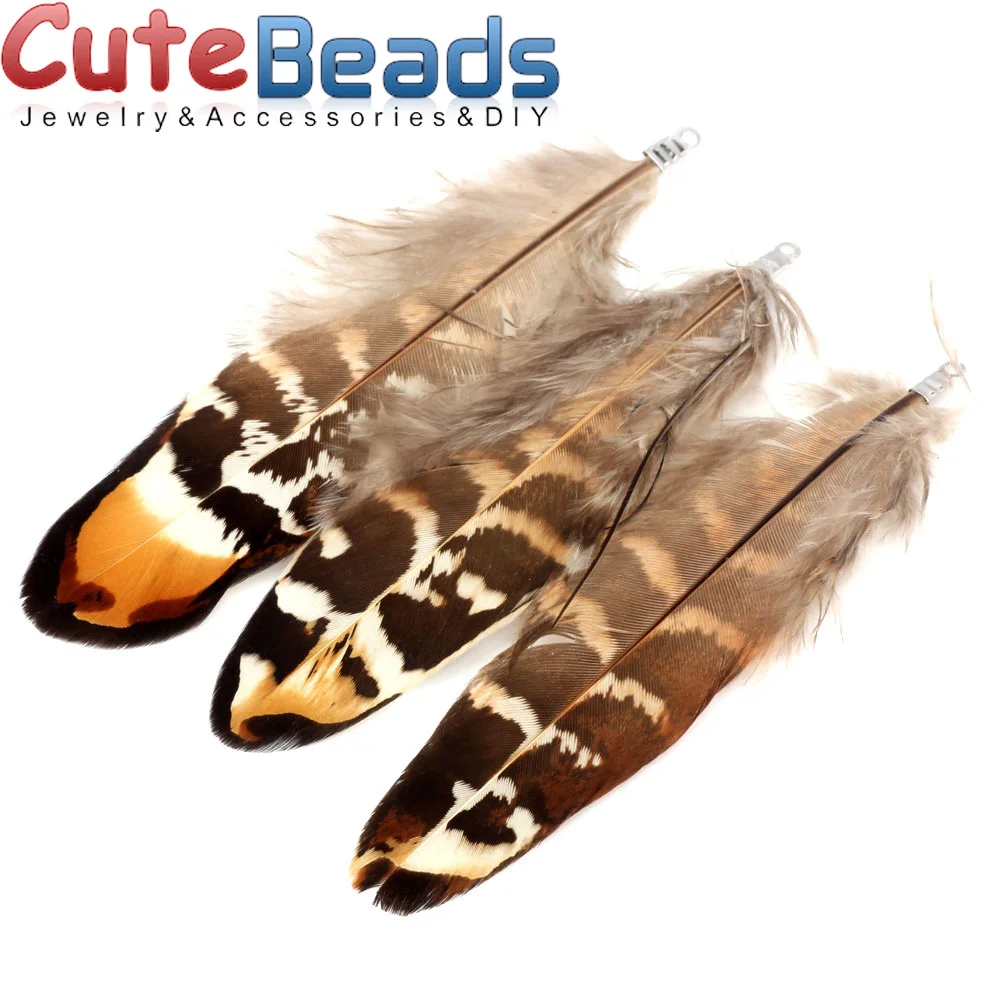

8cm10pcs/lot Natural Feathers Colorful Feathers Women Necklace Earrings Tassels DIY Jewelry Making Keychain Pendants Charm
