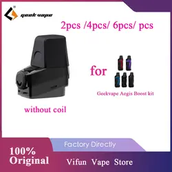 Оригинальный 2 шт./упак. Geekvape Aegis Boost пустые капсулы 3,7 мл Ёмкость для Geekvape Aegis Boost комплект Pod системы заправки электронных сигарет