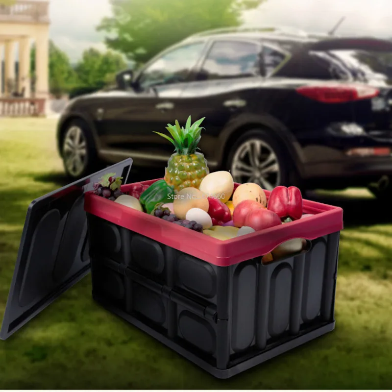 

Car storage box Car storage tools Foldable storage box for trunk Multifunctional folding storage box Water storage box 30L
